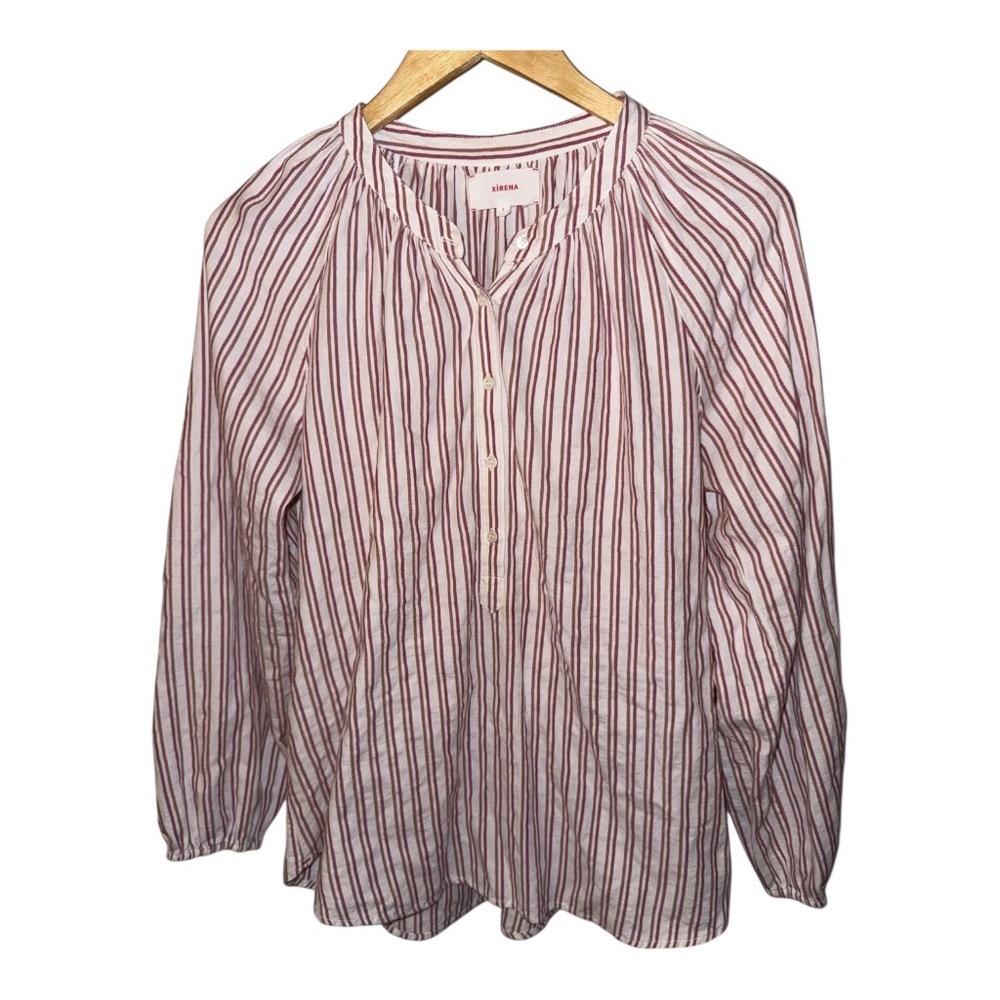 Xirena Aerin Striped Popover Top S Shirt